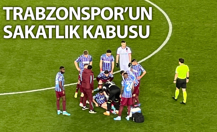 Trabzonspor'da Hüseyin Türkmen sakatlandı. 16 Nisan 2022