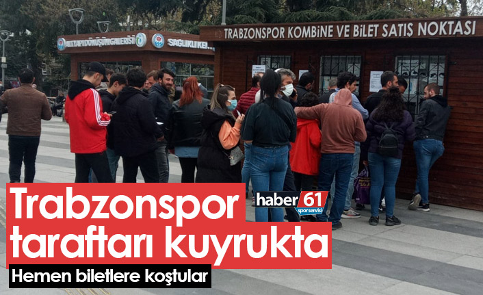 Trabzonspor taraftarlarından biletlere ilgi