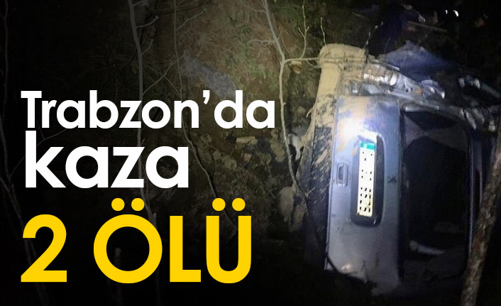 Trabzon'da kaza: 2 ölü!
