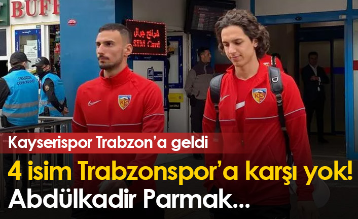 Trabzonspor'un rakibi Kayserispor'da 4 eksik!