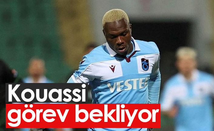 Trabzonspor'da Kouassi göreve hazır