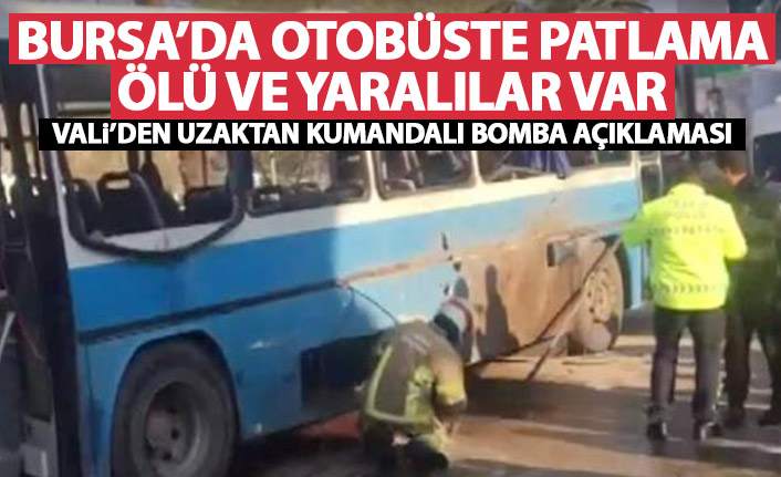 infaz koruma memurlarını taşıyan otobüste patlama!
