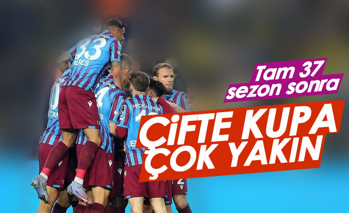 Trabzonspor'da 37 yıl sonra çifte kupa heyecanı