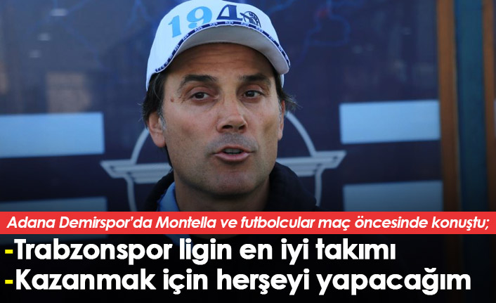 Adana Demirspor Trabzonspor maçına iddialı hazırlanıyor