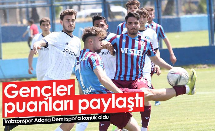 Trabzonspor'un gençleri A. Demirspor ile berabere kaldı