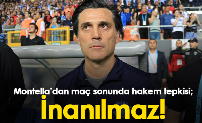 Adana Demirspor cephesinden hakem tepkisi: İnanılmaz