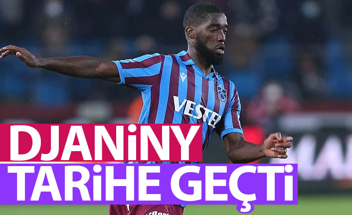 Trabzonspor'da Djaniny tarihe geçti