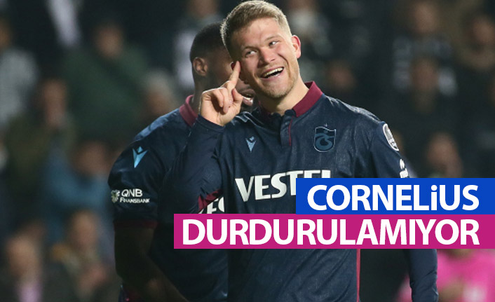 Trabzonspor'da Cornelius durdurulamıyor