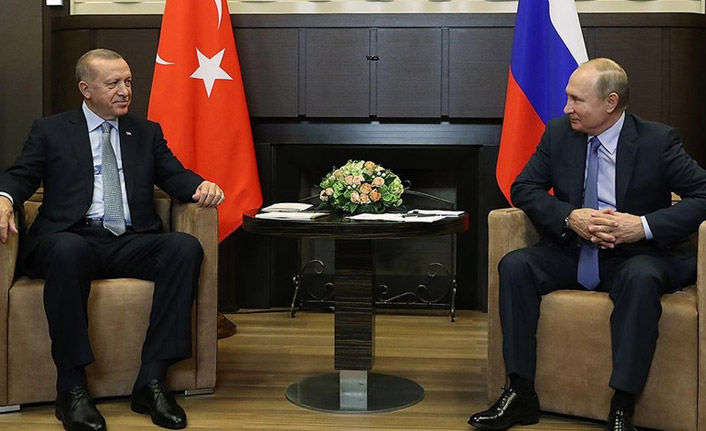 Cumhurbaşkanı Erdoğan, Putin'le görüştü