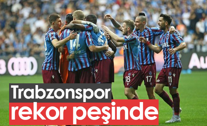 Trabzonspor rekor peşinde