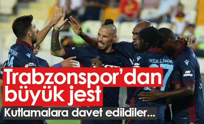 Trabzonspor'dan şampiyonluk jesti