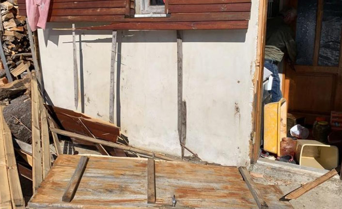 Yaylada aç kalan ayılar işletmeyi talan etti