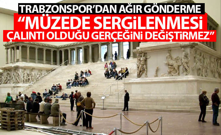 Trabzonspor'dan Fenerbahçe'ye çalıntı eser göndermesi