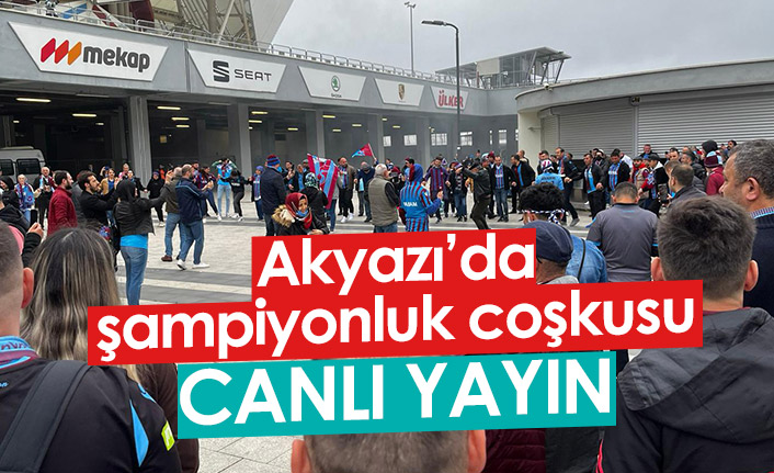 Şampiyonluk heyecanı haber61 TV'de - Canlı Yayın