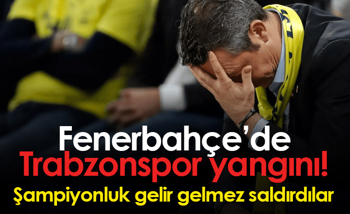 Trabzonspor şampiyon oldu, yangını Fenerbahçe'yi vurdu!