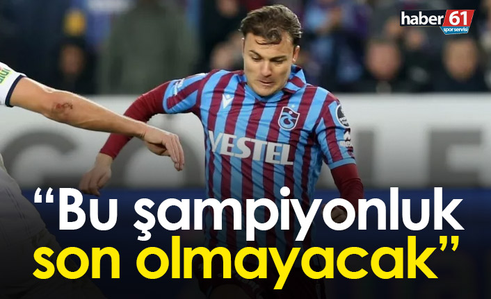Yusuf Erdoğan: Bu şampiyonluk son olmayacak