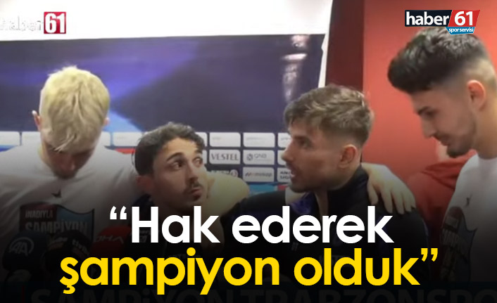 Uğurcan ve Dorukhan: Hak ederek şampiyon olduk