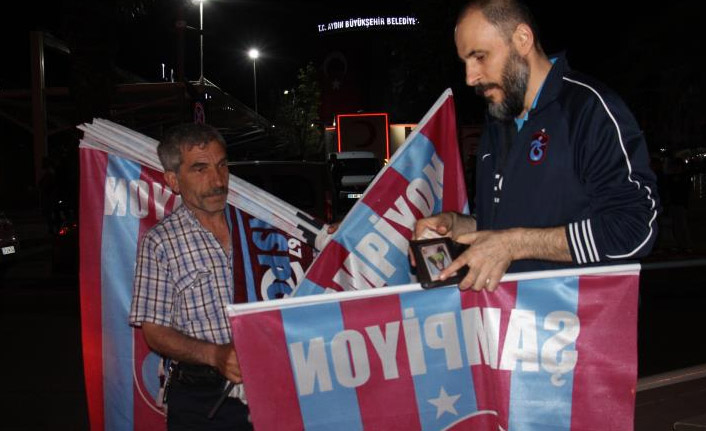 Trabzonspor'un şampiyonluğu Aydın'da doyasıya kutlandı
