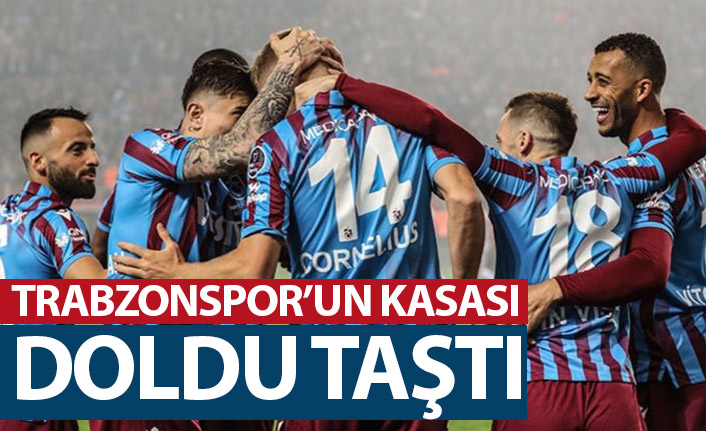 Trabzonspor'un kasası dolup taştı! Şampiyonlukla beraber büyük gelir