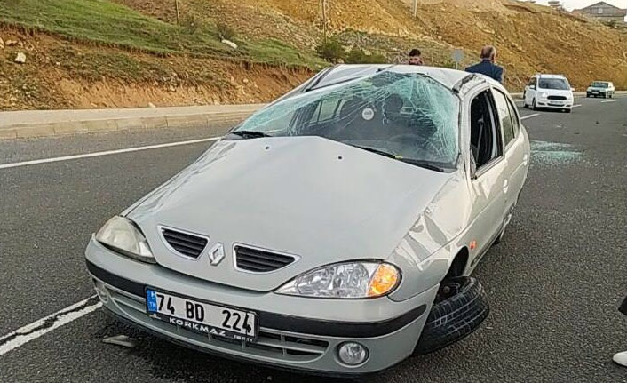 Bayburt’ta kaza: 1 yaralı