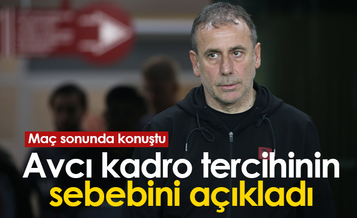 Trabzonspor, Hatayspor maçında galibiyeti kaçırdı: Abdullah Avcı konuştu