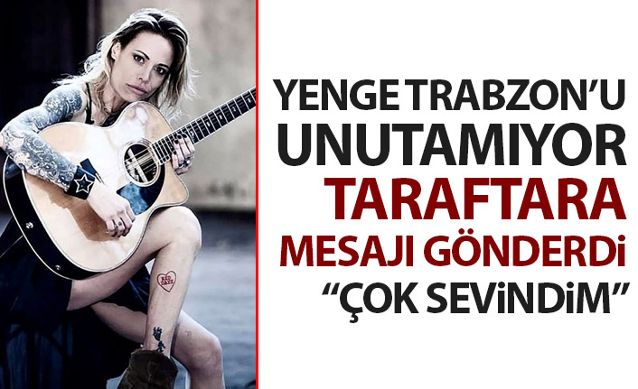 Sosa'nın eski eşi Carolina'dan Trabzonspor taraftarına mesaj “Çok mutluyum”