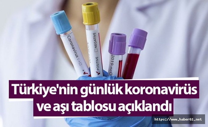 Türkiye'nin günlük koronavirüs ve aşı tablosu açıklandı - 07 Mayıs 2022 Cumartesi