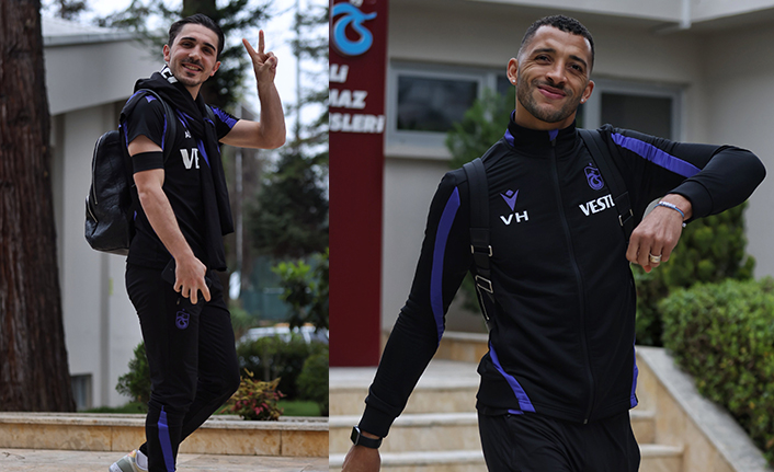 Trabzonspor kupa rövanşı için Kayseri'ye gitti