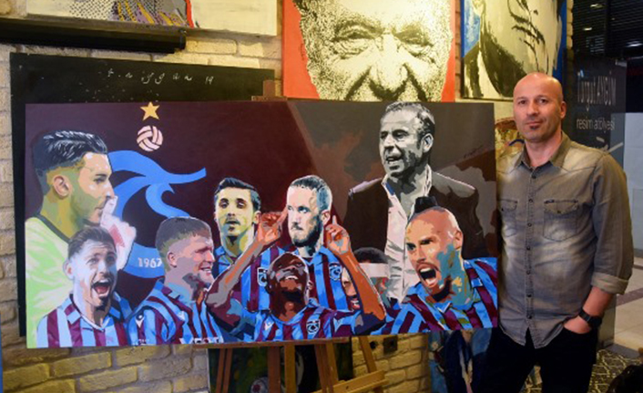 Şampiyon Trabzonspor’un yıldızları resmedildi