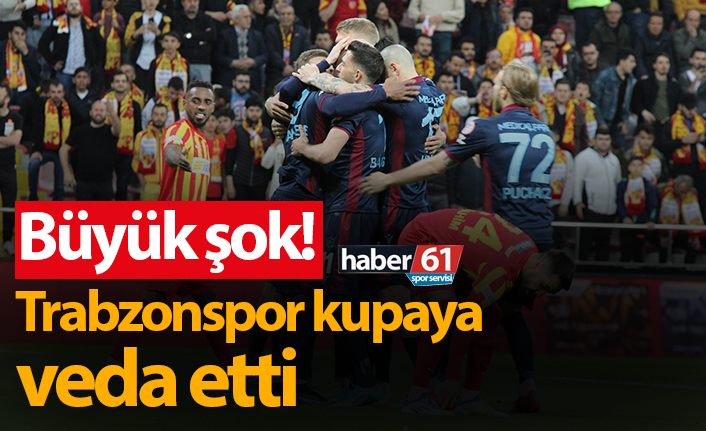 Trabzonspor'a Türkiye Kupası'nda şok!