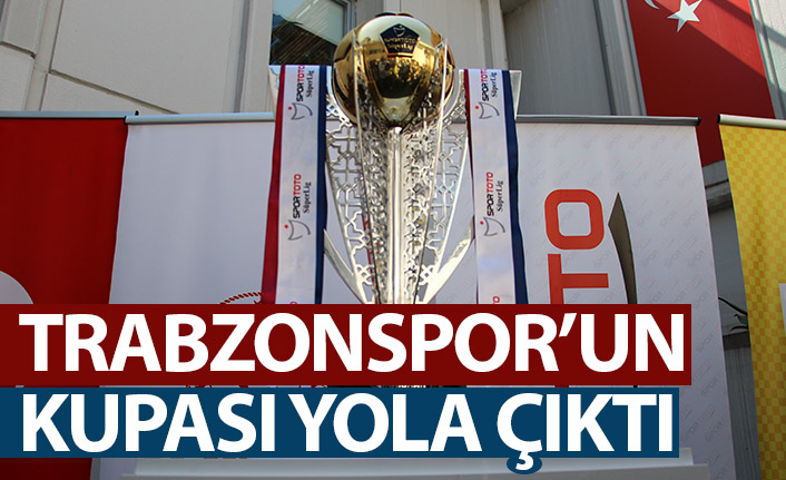 Trabzonspor'un şampiyonluk kupası gönderildi