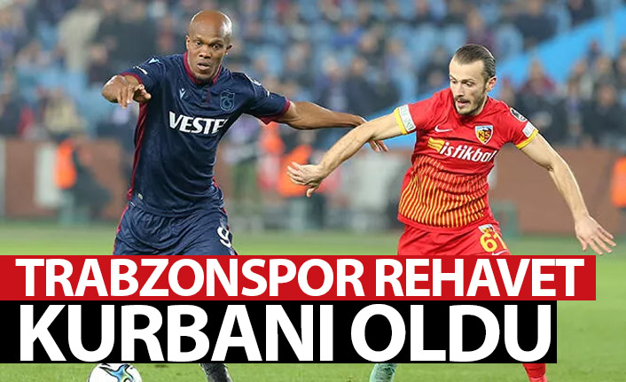 Trabzonspor rehavet kurbanı oldu