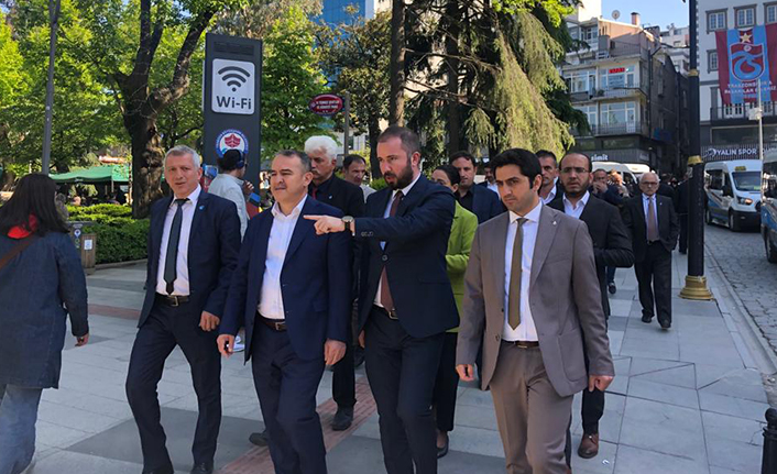 Sadullah Ergin'den Trabzon'a önemli ziyaret