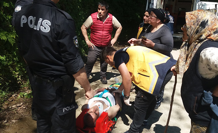 Düştüğü uçurumdan oradan geçen kulüp başkanı kurtardı