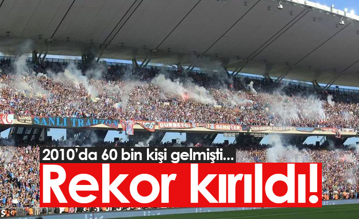 Trabzonspor taraftarından yeni rekor