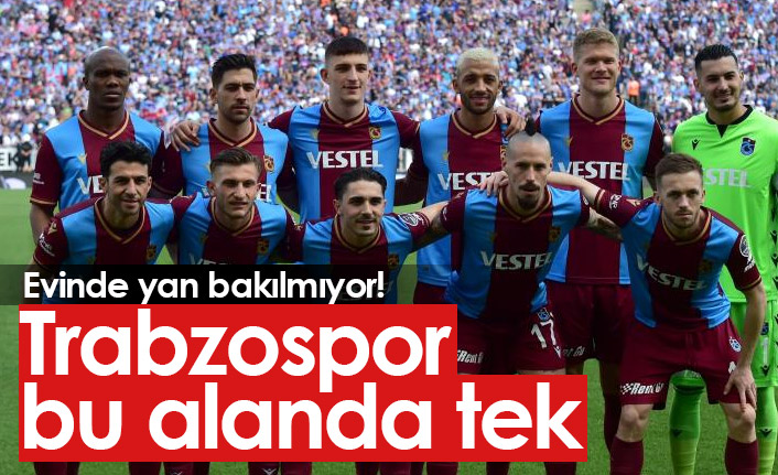 Evinde yenilmeyen tek takım Trabzonspor