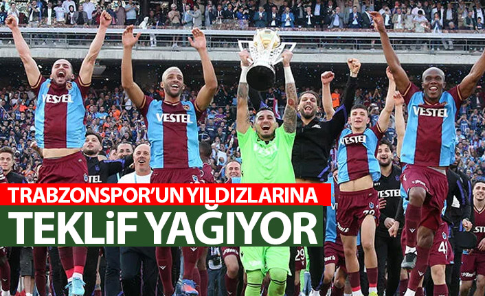 Trabzonspor'da 7 oyuncuya teklif!