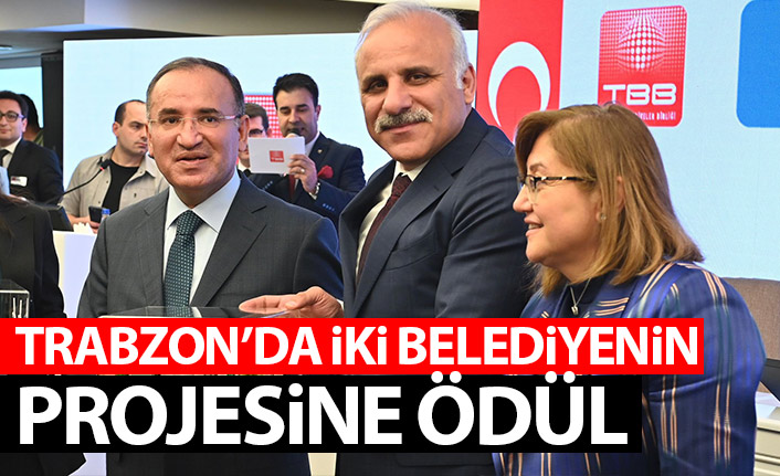 Trabzon'da iki belediyenin projesine ödül