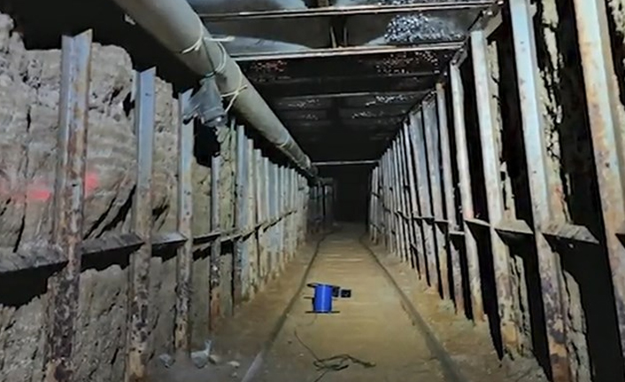ABD'de 530 metre uzunluğunda “narko-tünel”