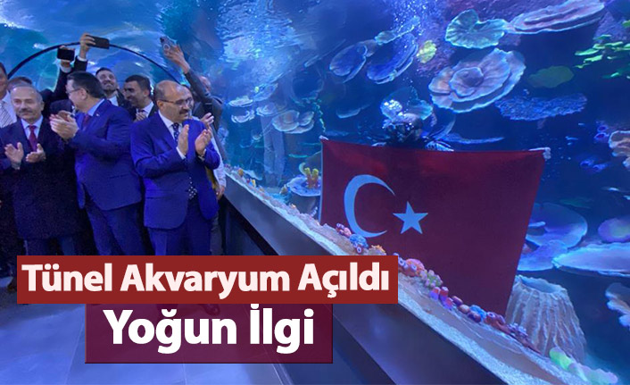 Trabzon’da Tünel Akvaryum’un açılışı yapıldı