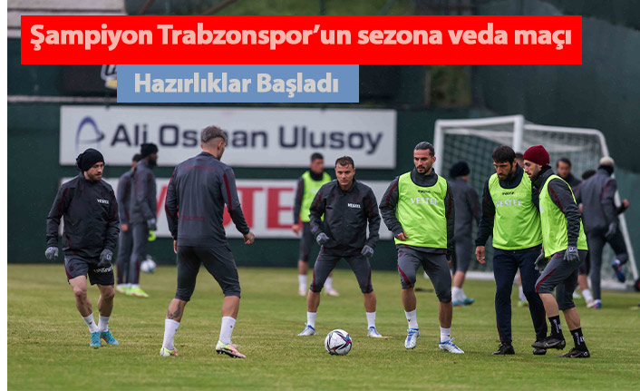 Trabzonspor'un Başakşehir maçı hazırlıkları başladı