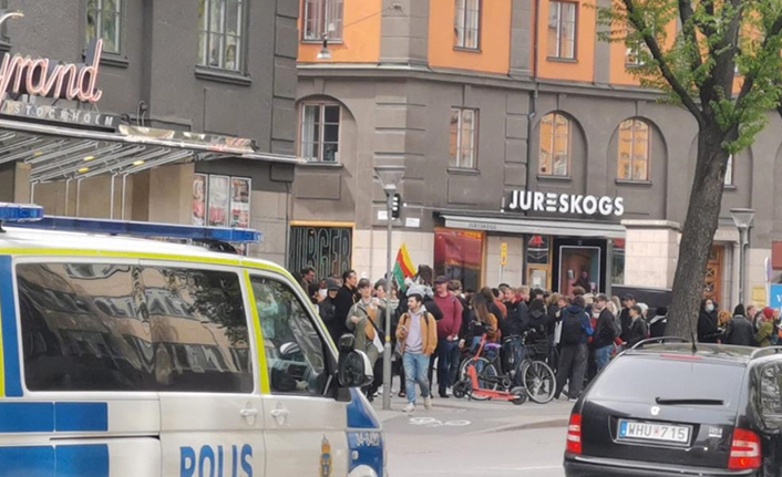 Stockholm'de terör yandaşları yürüyüş yaptı