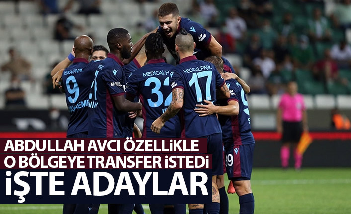 Abdullah Avcı transferde o bölgeye öncelik istedi! İşte adaylar