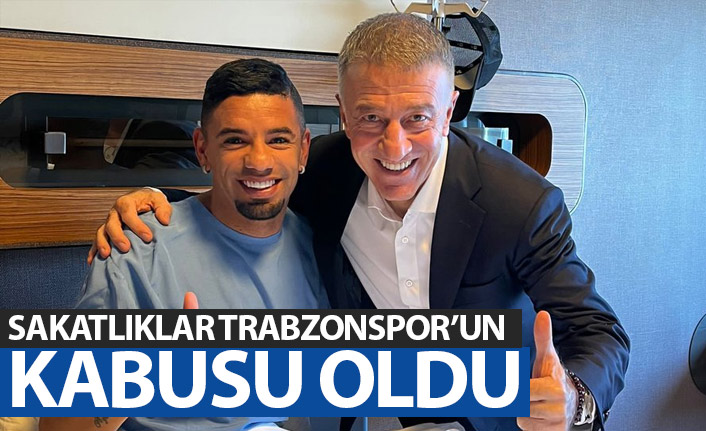 Sakatlıklar Trabzonspor'un kabusu oldu! Tam 10 futbolcu