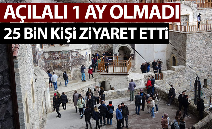 Sümela Manastırı'na her gün binin üzerinde ziyaretçi