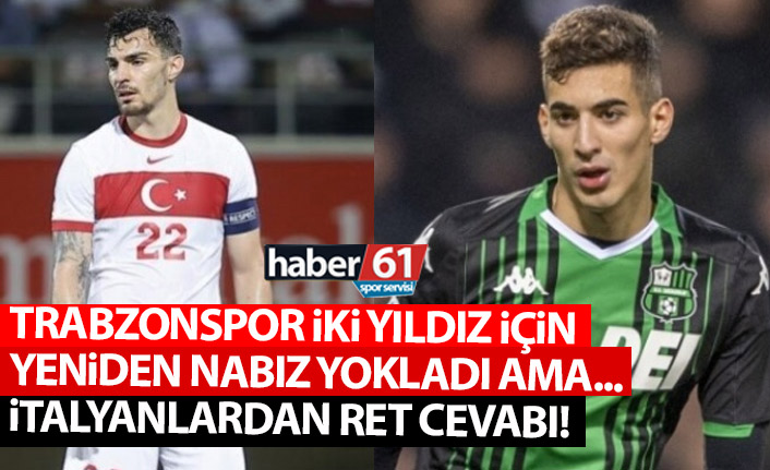 Trabzonspor iki Türk yıldız için şansını yeniden denedi ama…