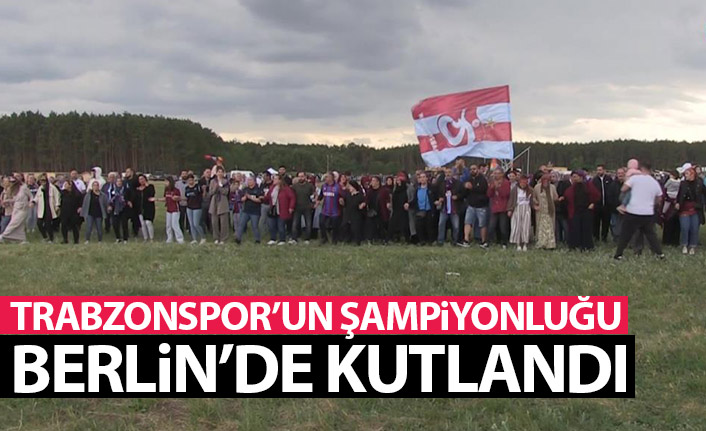 Trabzonspor'un şampiyonluğu Berlin'de kutlandı