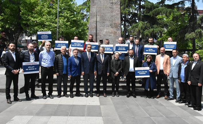 Trabzon'da ‘27 Mayıs Darbesi' için basın açıklaması! "Bu ülkede darbeler dönemi kapandı"