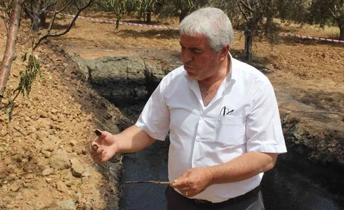 Manisa'da heyecan verici olay! Zeytin bahçesinde sondaj yaparken keşfetti