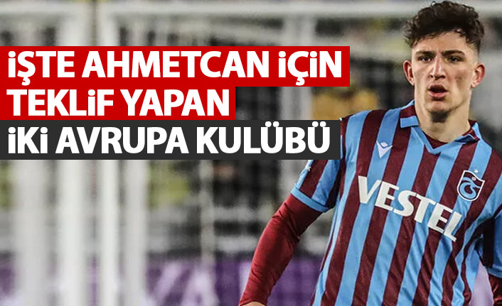İşte Trabzonspor'un genç yıldızına teklif yapan 2 Avrupa kulübü!